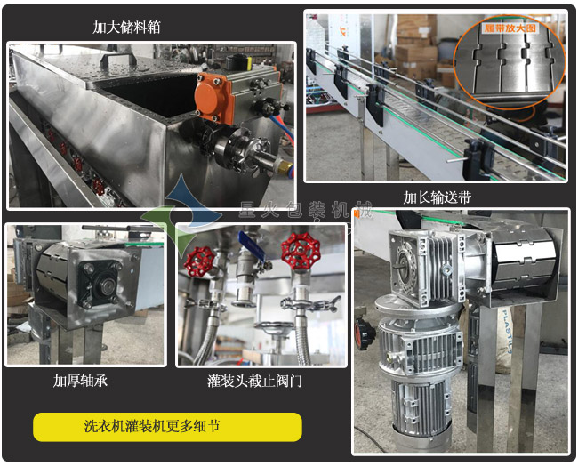 全自動洗衣液灌裝機設(shè)備細(xì)節(jié)