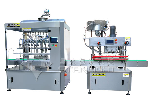 全自動直列式液體灌裝線