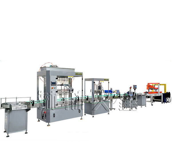  玻璃水灌裝生產線設備-自動化玻璃水生產流水線